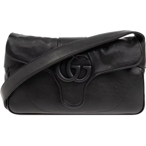 Aphrodite Leder Schultertasche - Gucci - Modalova