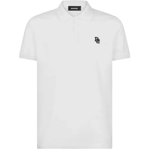Tennis Fit Polo T-shirts and Polos , male, Sizes: M, L, S, XL, 3XL, 2XL - Dsquared2 - Modalova