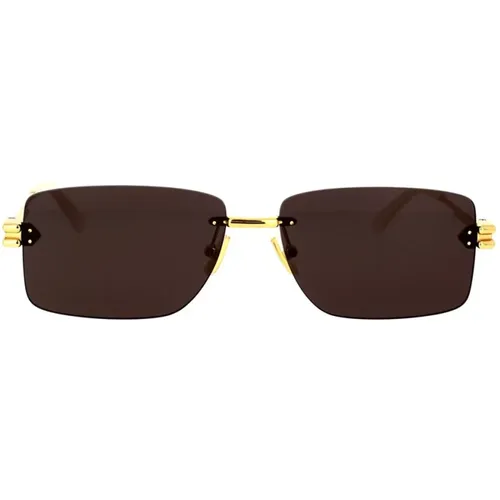 Bv1126S 002 Sunglasses , male, Sizes: 58 MM - Bottega Veneta - Modalova