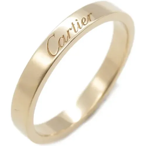 Pre-owned Metal rings , female, Sizes: ONE SIZE - Cartier Vintage - Modalova