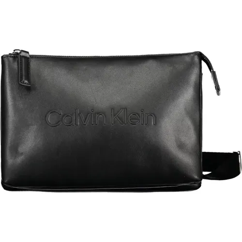 Schwarze Herren Umhängetasche mit Reißverschluss - Calvin Klein - Modalova