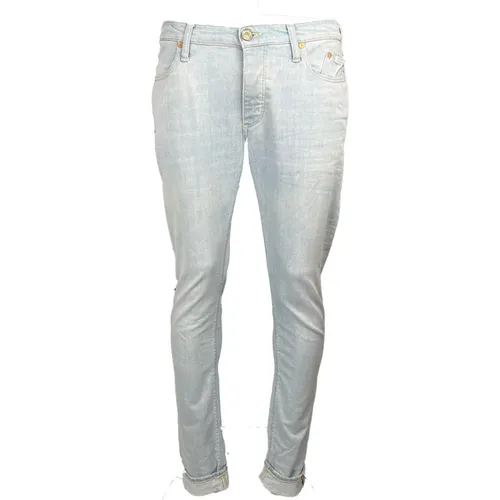 De Gênes , Slim-fit Jeans , male, Sizes: W29 L32, W33 L34, W31 L32 - Blue de Gênes - Modalova
