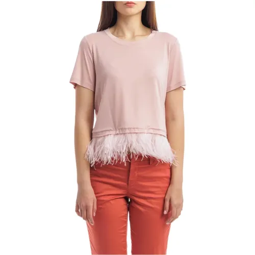 Copper Blend Fashion T-Shirt , female, Sizes: S, M - Dondup - Modalova