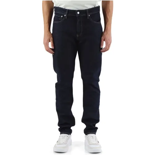 Regular Taper Jeans Five Pocket , male, Sizes: W38, W32, W29, W33, W36, W30, W31 - Calvin Klein Jeans - Modalova