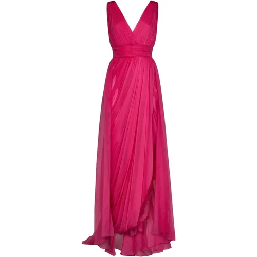 Dresses Fuchsia , female, Sizes: S - alberta ferretti - Modalova