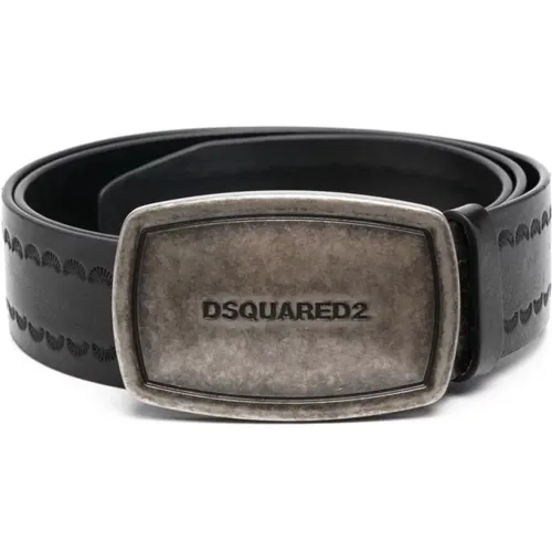 Belt , male, Sizes: 90 CM - Dsquared2 - Modalova