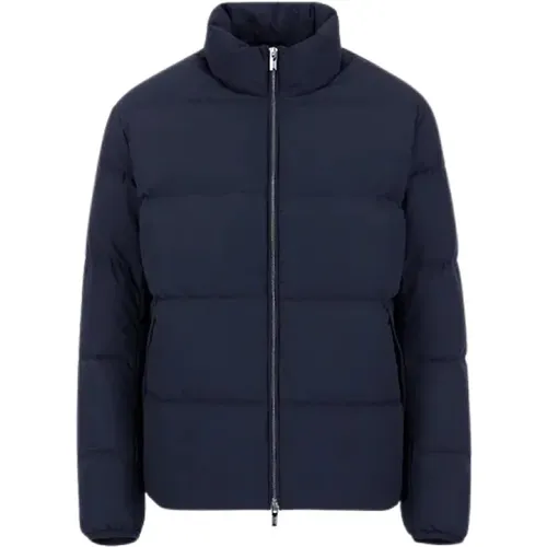 Quilted Nylon Down Jacket , male, Sizes: L, XL, M - Emporio Armani - Modalova