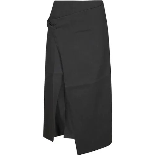 Chic Overlap Skirt , female, Sizes: M, L - Les Coyotes de Paris - Modalova