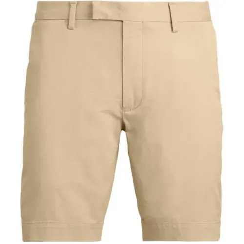 Khaki Flache Casual Shorts , Herren, Größe: W33 - Polo Ralph Lauren - Modalova