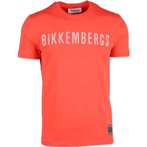 Baumwolle Spandex T-shirt , Herren, Größe: M - Bikkembergs - Modalova