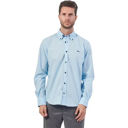 Hemden Hellblau , Herren, Größe: 2XL - Harmont & Blaine - Modalova