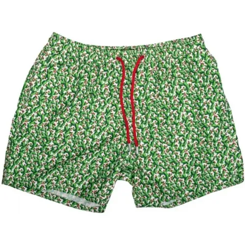 Men's Beach Shorts , male, Sizes: L, XL, S, M - Saint Barth - Modalova