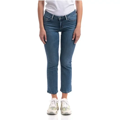 Bootcut Cropped Jeans , Damen, Größe: W26 - Liu Jo - Modalova