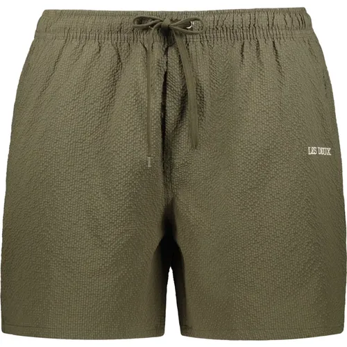 Badeshorts mit Mesh-Futter und Logodruck , Herren, Größe: 2XL - Les Deux - Modalova