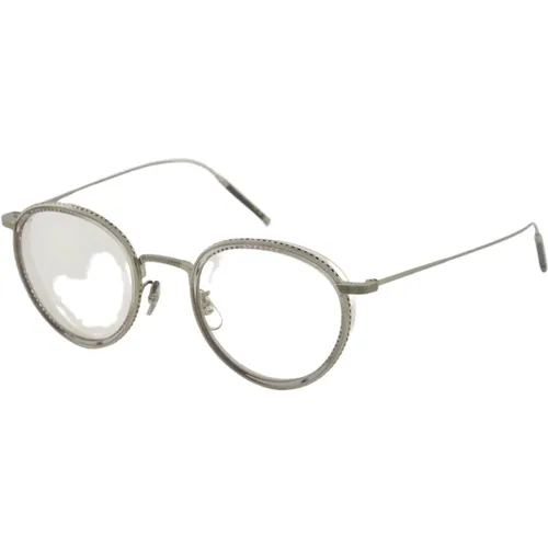 Round #39;Tk-8#39; Sunglasses /Silver/workman grey , unisex, Sizes: S - Oliver Peoples - Modalova