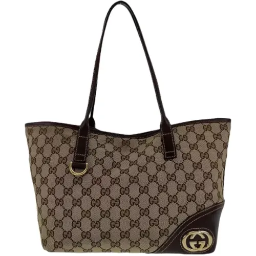 Pre-owned Canvas gucci-bags , female, Sizes: ONE SIZE - Gucci Vintage - Modalova