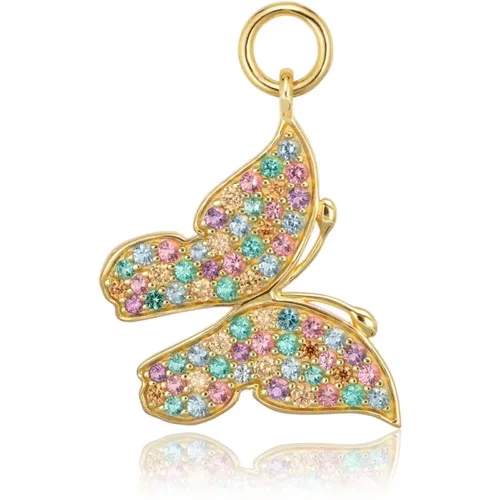 Schmetterling Hoop Charm Anhänger - Sif Jakobs Jewellery - Modalova