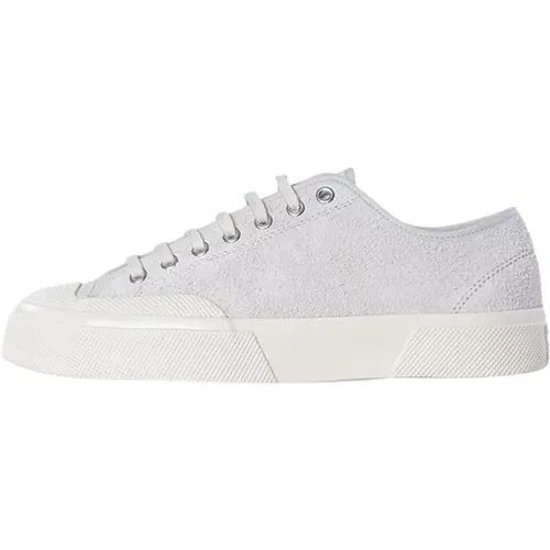 Hairy Suede Sneakers Ghiaccio , Herren, Größe: 45 EU - Superga - Modalova