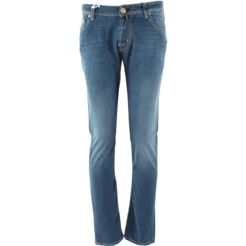 Slim-Fit Classic Jeans , male, Sizes: W30, W31 - Jacob Cohën - Modalova