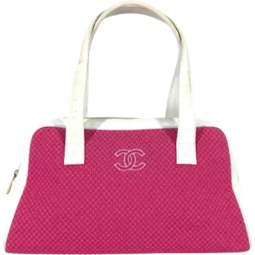 Pre-owned Canvas chanel-bags , female, Sizes: ONE SIZE - Chanel Vintage - Modalova