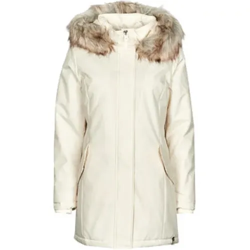 Weiße Parka Mantel für Frauen - Only - Modalova