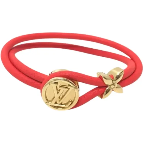 Pre-owned Leather bracelets , female, Sizes: ONE SIZE - Louis Vuitton Vintage - Modalova