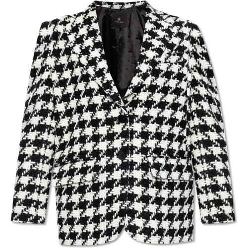 Quinn Tweed-Blazer , Damen, Größe: S - Anine Bing - Modalova