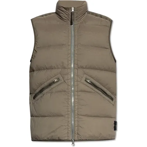 Down Vest , male, Sizes: S - Stone Island - Modalova