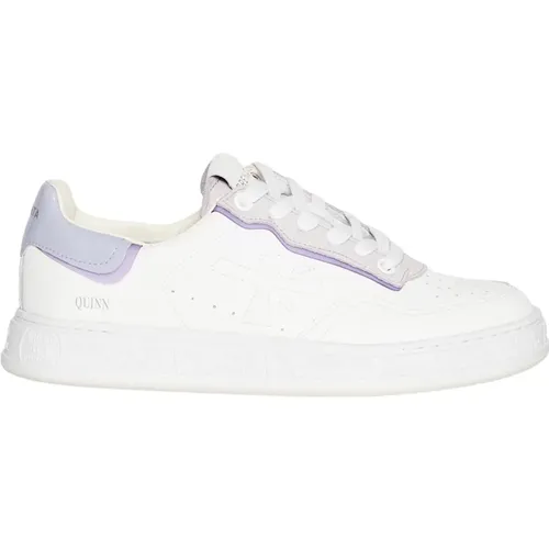 Quinnd 6322 and Lilac Leather Sneakers - Size 36 , male, Sizes: 6 UK, 2 UK - Premiata - Modalova