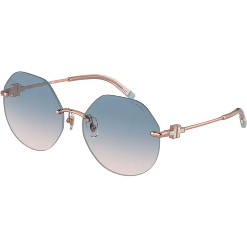 Rose Gold Blue Pink Sonnenbrille,Gold Violett Sonnenbrille - Tiffany - Modalova