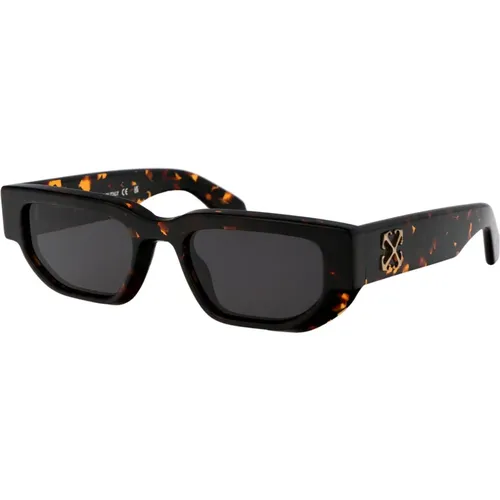Stylische Greeley Sonnenbrille für den Sommer , unisex, Größe: 54 MM - Off White - Modalova