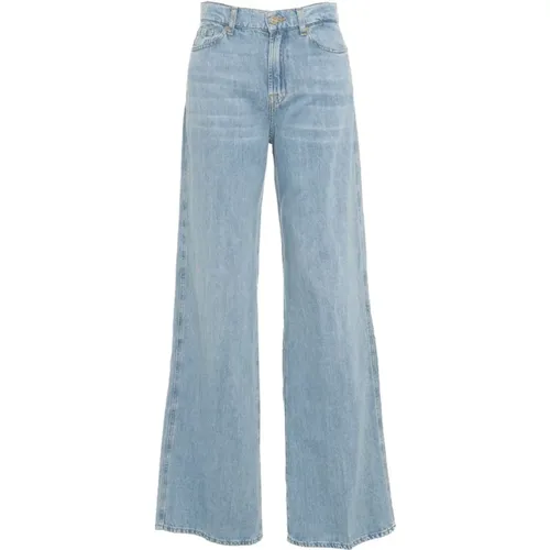 Women's Clothing Jeans Ss24 , female, Sizes: W25, W26, W28, W31 - 7 For All Mankind - Modalova