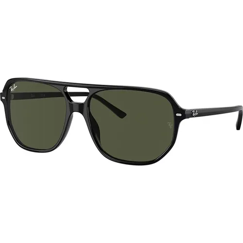 Klassische Schwarze Grüne Sonnenbrille , unisex, Größe: 57 MM - Ray-Ban - Modalova