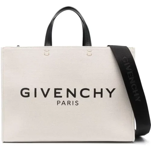 Logo Print Canvas Tote Bag , female, Sizes: ONE SIZE - Givenchy - Modalova