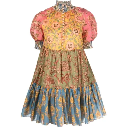Stilvolles Kleid,Blumenmuster Baumwollkleid - Zimmermann - Modalova