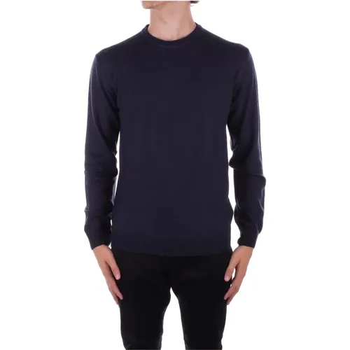 Blaues Logo Pullover,Klassische Zeitlose Wollpullover - Woolrich - Modalova