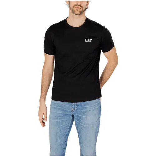 Herren 3Dpt35 Pj02Z T-Shirt , Herren, Größe: L - Emporio Armani EA7 - Modalova