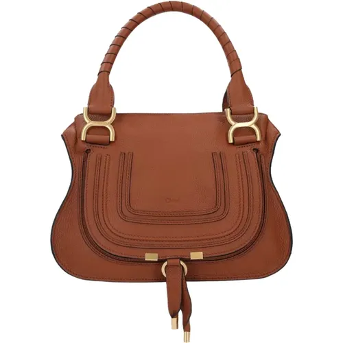 Leather Handbag , female, Sizes: ONE SIZE - Chloé - Modalova
