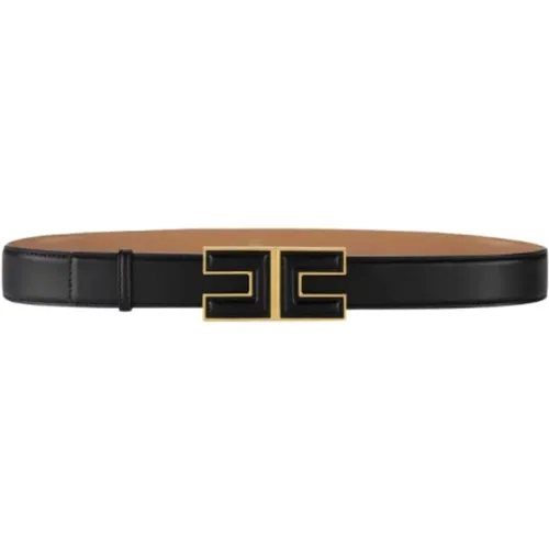 Logo Belt , female, Sizes: S, M - Elisabetta Franchi - Modalova