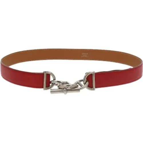 Pre-owned Leather belts , female, Sizes: ONE SIZE - Hermès Vintage - Modalova