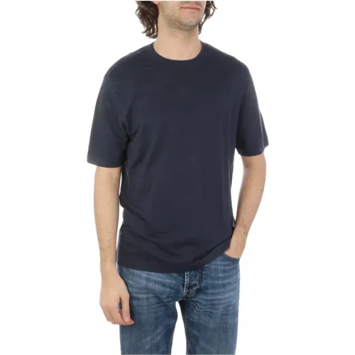 T-Shirt , male, Sizes: XL, M, L, 3XL, 2XL - Filippo De Laurentiis - Modalova