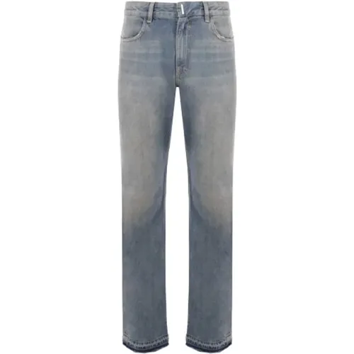 Regular-Fit Distressed Denim Jeans , Herren, Größe: W32 - Givenchy - Modalova