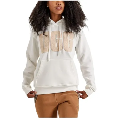 Fluff Logo Hoodie Stylish Comfort , female, Sizes: XS, M, S - Ugg - Modalova