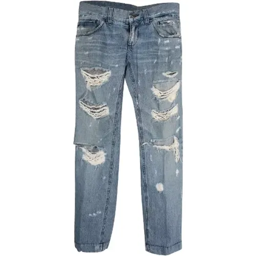 Pre-owned Cotton jeans , female, Sizes: S - Dolce & Gabbana Pre-owned - Modalova