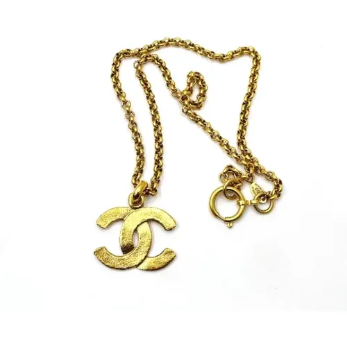 Pre-owned Metal necklaces , female, Sizes: ONE SIZE - Chanel Vintage - Modalova