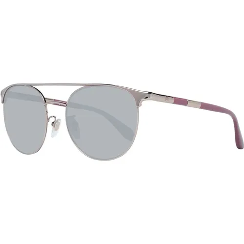 Silberne Damen Aviator Sonnenbrille - Carolina Herrera - Modalova