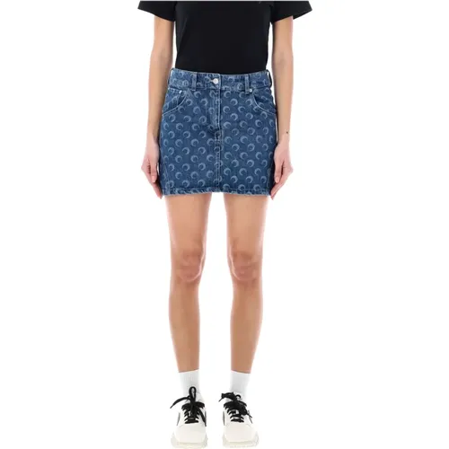 Womens Clothing Skirts Ss24 , female, Sizes: L - Marine Serre - Modalova
