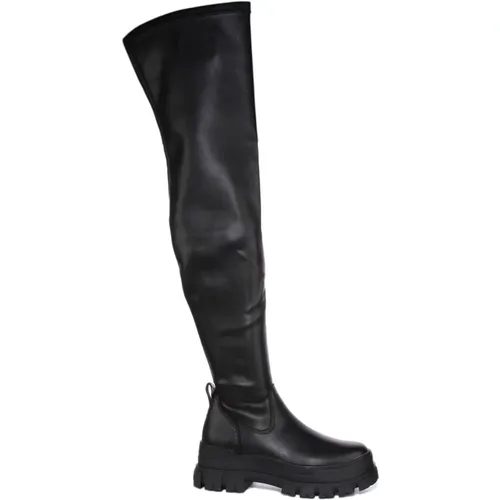 Stylish Stretch Boots Women , female, Sizes: 7 UK, 5 UK, 6 UK, 4 UK - Buffalo - Modalova