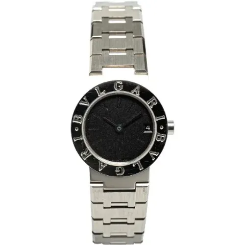 Pre-owned Stainless Steel watches , female, Sizes: ONE SIZE - Bvlgari Vintage - Modalova