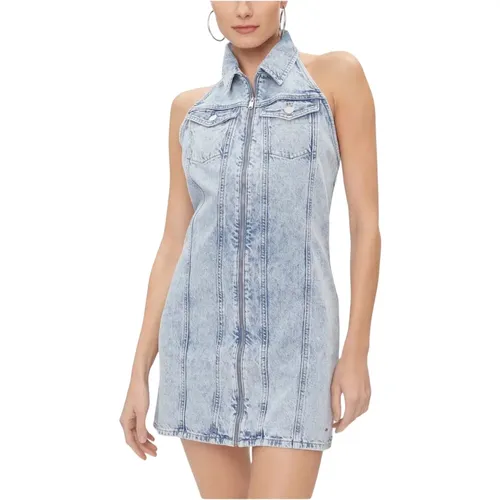 Kurzes Kleid , Damen, Größe: XS - Tommy Jeans - Modalova